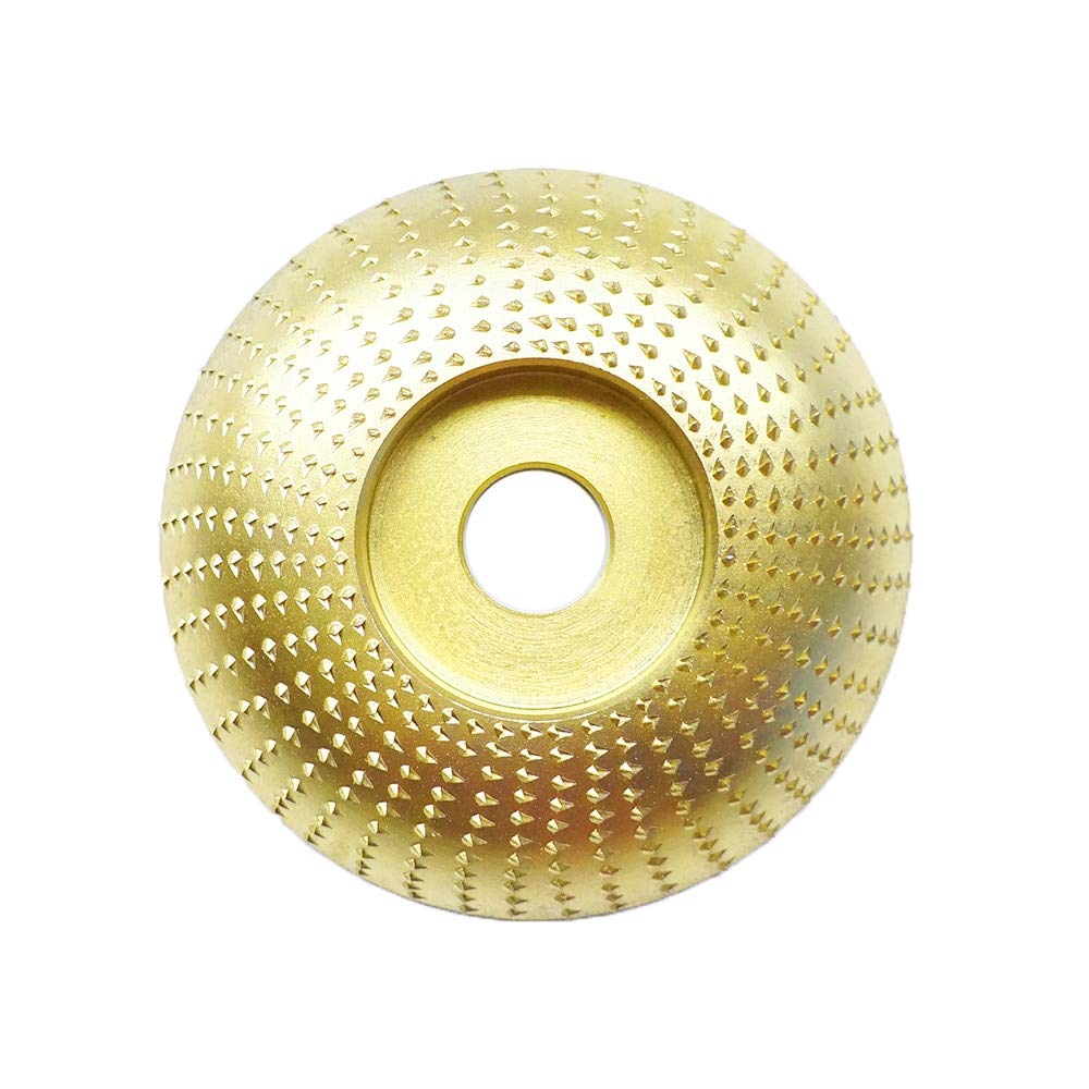 Angle Grinder Polishing Disc 110 22mm - Wood Grinding Wheel, Shaping & Carving Tool with Bevel/Flat/Arc Edges - Abrasive Tool for Woodworking, DIY Projects & Furniture Making (Color: Arc)