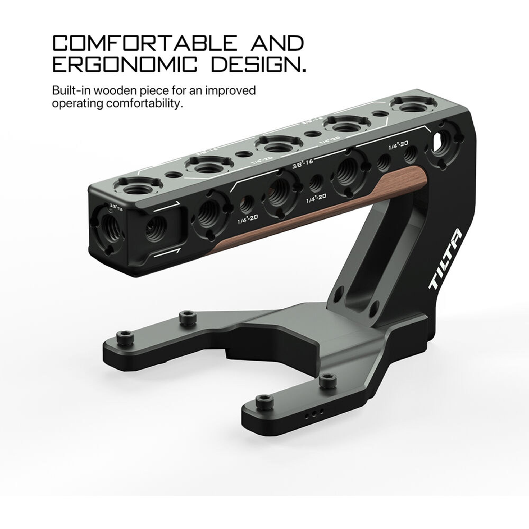 Tilta Aluminum Top Handle for DJI Ronin 4D Camera Rig - Professional Stabilizer Grip for Filmmaking & Cinematic Videography