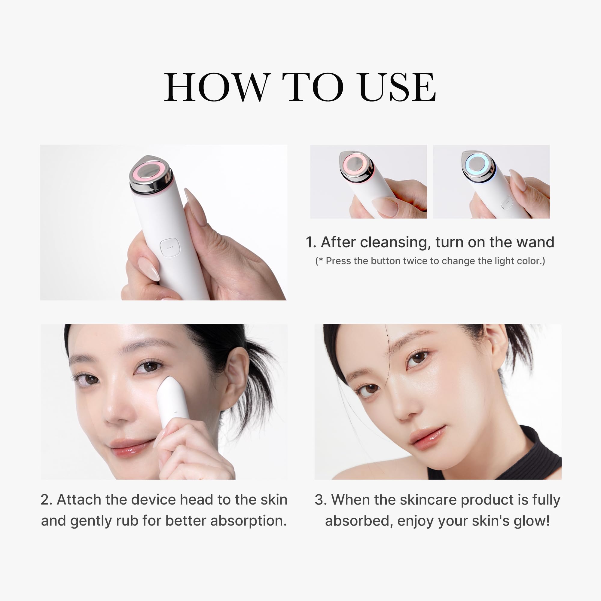 Medicube Mini Booster Pro Pink - Portable At-Home Facial Device for Glowing Skin | Enhances Skincare Absorption, Perfect for Beginners & Teens | Korean Beauty Routine for Glass Skin | Use for Daily Skincare, Travel & On-The-Go Beauty