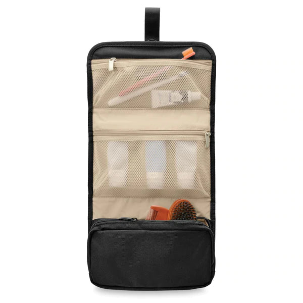 Briggs & Riley Baseline Slim Hangable Travel Kit - Compact Toiletry Bag for Men & Women - Perfect for Airplane, Gym, and Business Travel Accessories