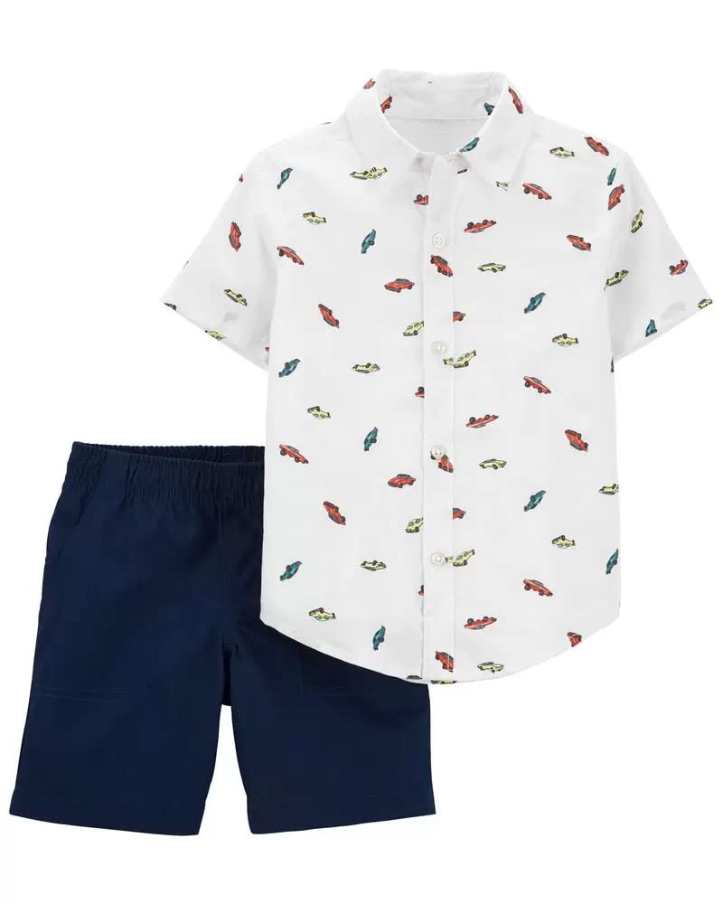 Carter's Baby Boys' 2-Piece Playwear Sets - Soft Cotton Outfits for Playtime & Everyday Wear | Perfect for Daycare, Playdates & Family Outings