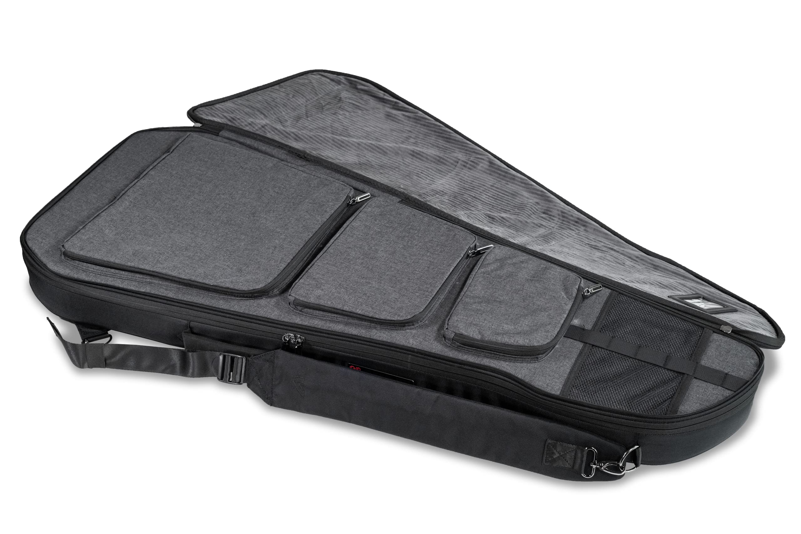 Gruv Gear GB3-EG-KRB Electric Guitar Case - Durable Hard Shell Protection for Travel & Storage | Perfect for Musicians, Performances & Studio Use
