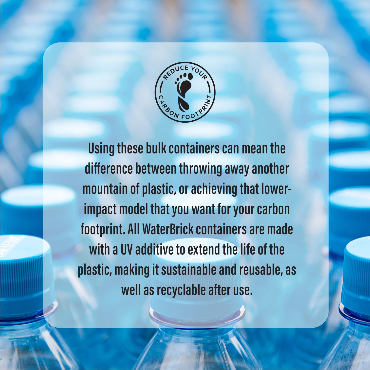 Emergency Water Storage Containers 4-Pack - Stackable 3.5 Gallon BPA-Free Food Grade HDPE Plastic Water Jugs for Camping, Hurricane Preparedness & Home Emergency Kits