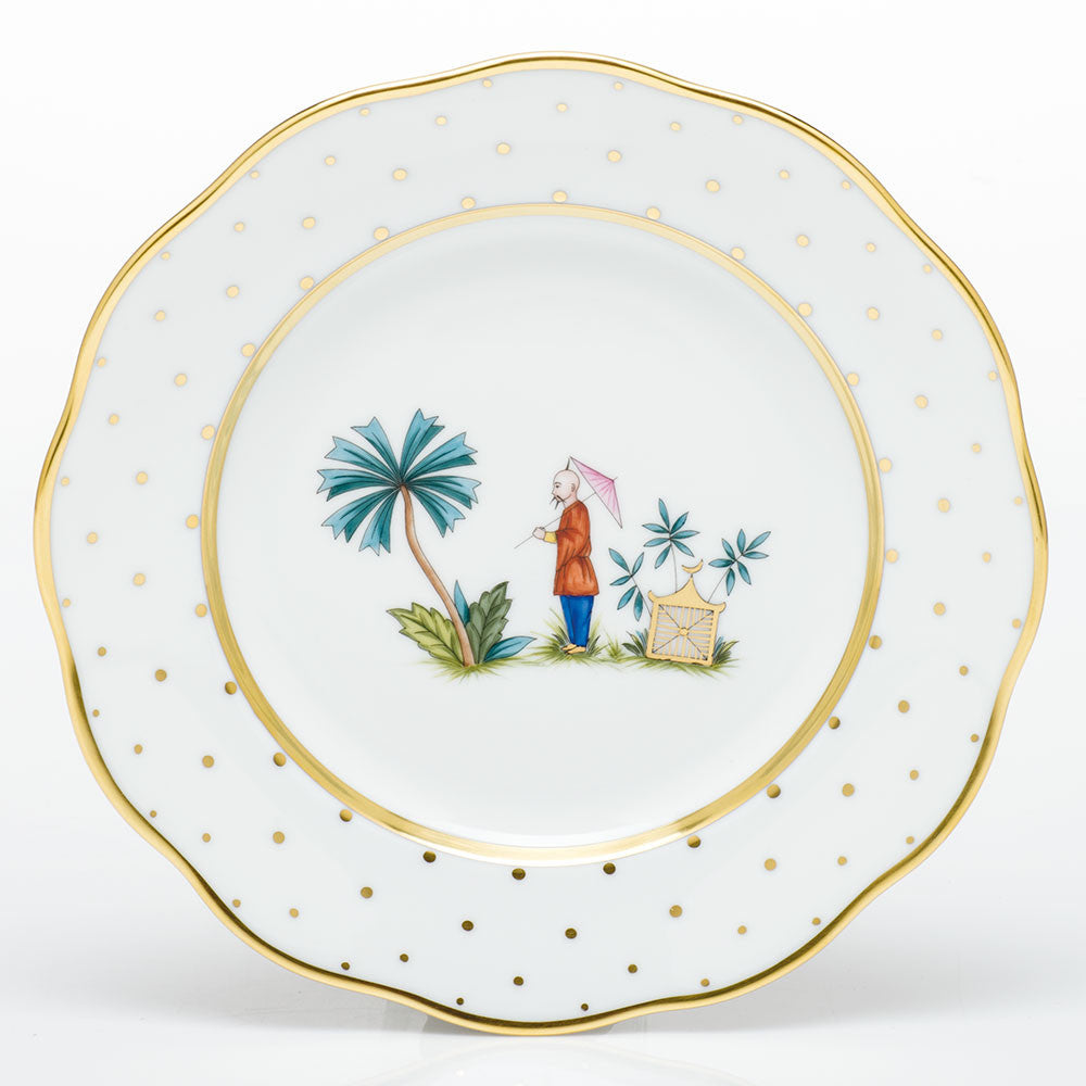 Asian Garden Salad Plate - Premium Ceramic Dinnerware Set for Healthy Eating | Perfect for Home, Restaurant, and Party Use