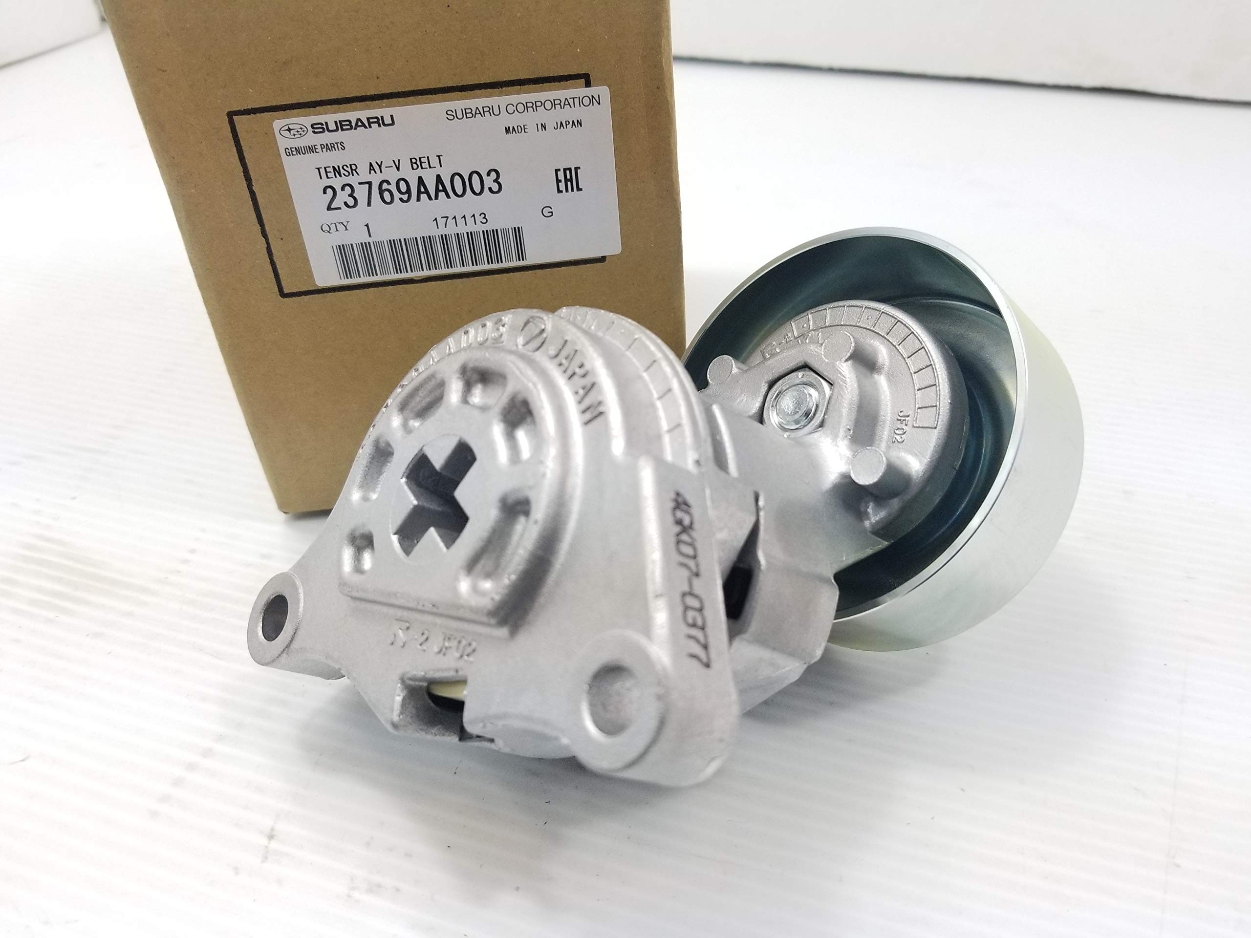 Genuine Subaru 23769AA003 V Belt Tensioner Assembly - Compatible with Subaru Models, Durable & Reliable Replacement Part for Smooth Engine Performance
