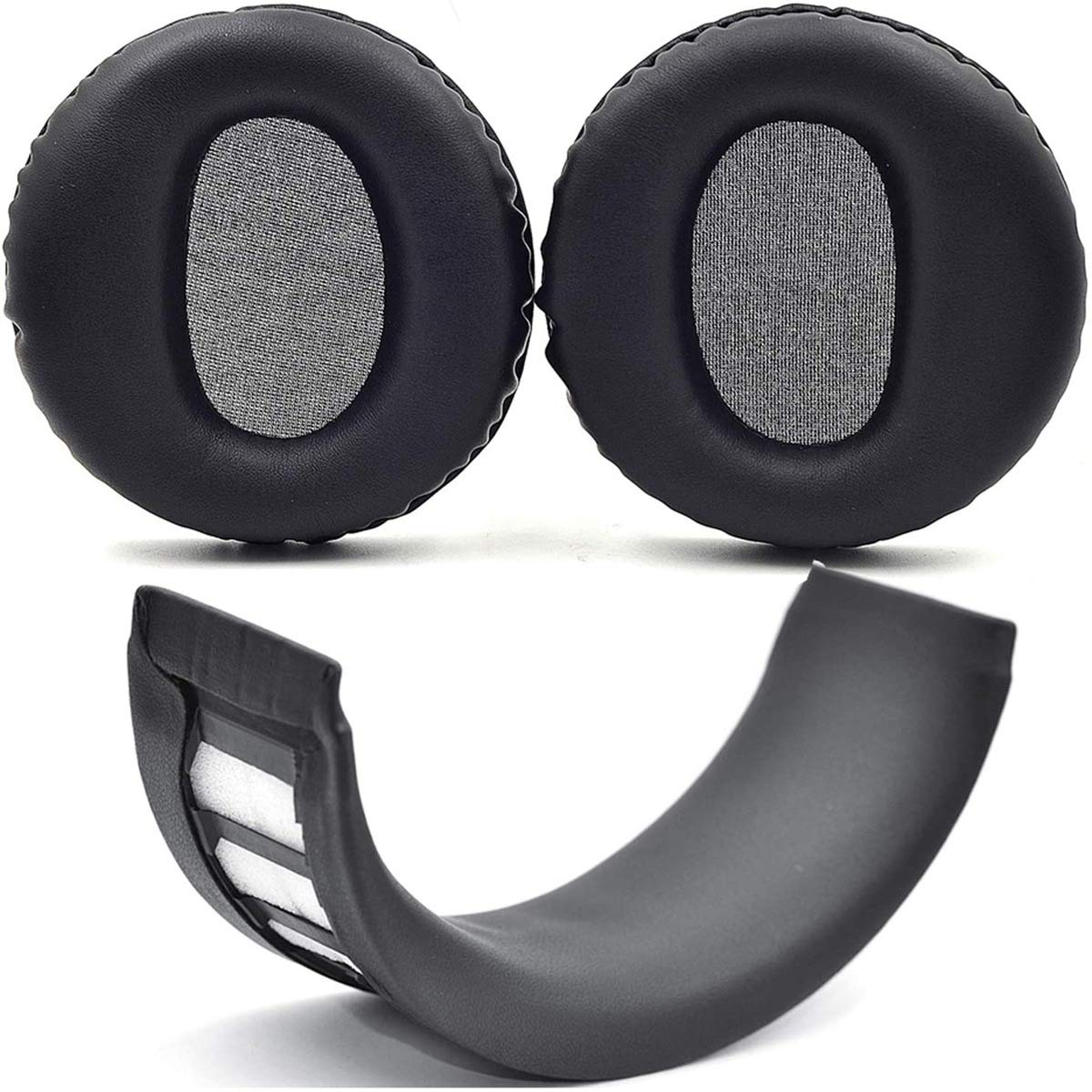 Bumdenuu Replacement Ear Cushions & Headband Pad for PS3 PS4 Wireless CECHYA-0080 Stereo Headset - Comfortable Gaming Headphone Accessories for Long Play Sessions