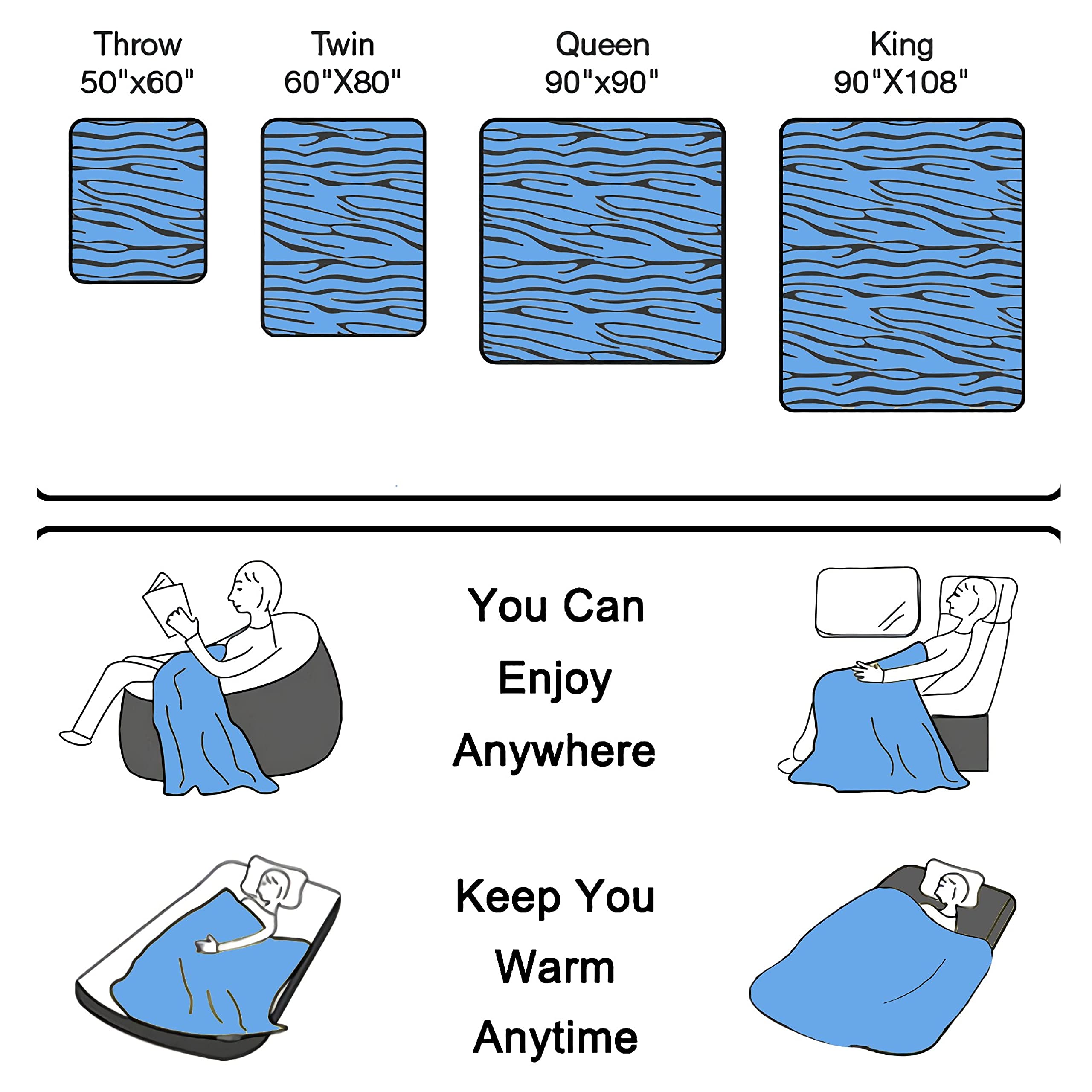 Just A Girl Who Loves Books Blanket - 120