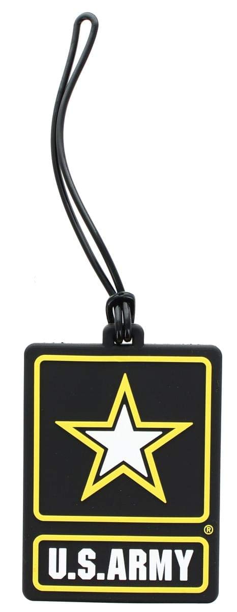 U.S. Army Style PVC Luggage Tag - Durable Military ID Tag for Travel Bags, Suitcases & Backpacks - Perfect for Travel, Camping & Outdoor Adventures