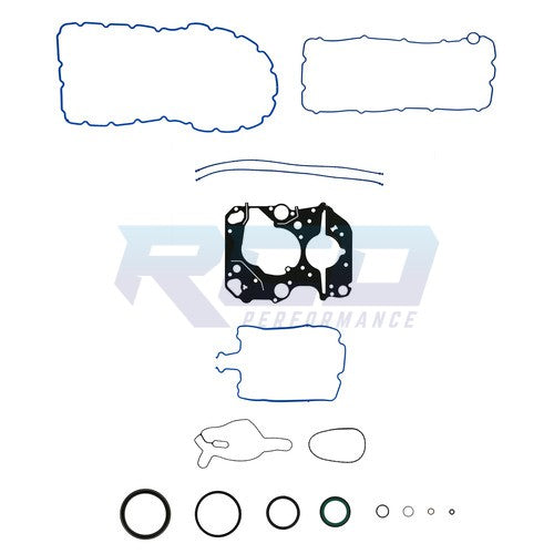 Fel Pro 2008-2010 Ford 6.4L Power Stroke Lower End Engine Conversion Kit - Complete Gasket & Seal Set for Diesel Engine Rebuild & Performance Upgrade
