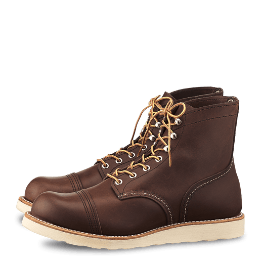 Red Wing Iron Ranger 8088 Men's Boots - Amber Harness Leather, Comfortable & Durable for Work, Hiking & Casual Wear