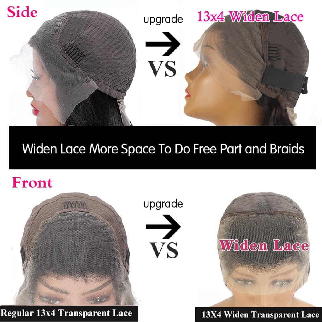 30 Inch Brazilian Virgin Human Hair Wig - 13x4 Lace Front Deep Wave Wig with Baby Hair & 180% Density for Black Women | Perfect for Daily Wear, Special Occasions & Protective Styling