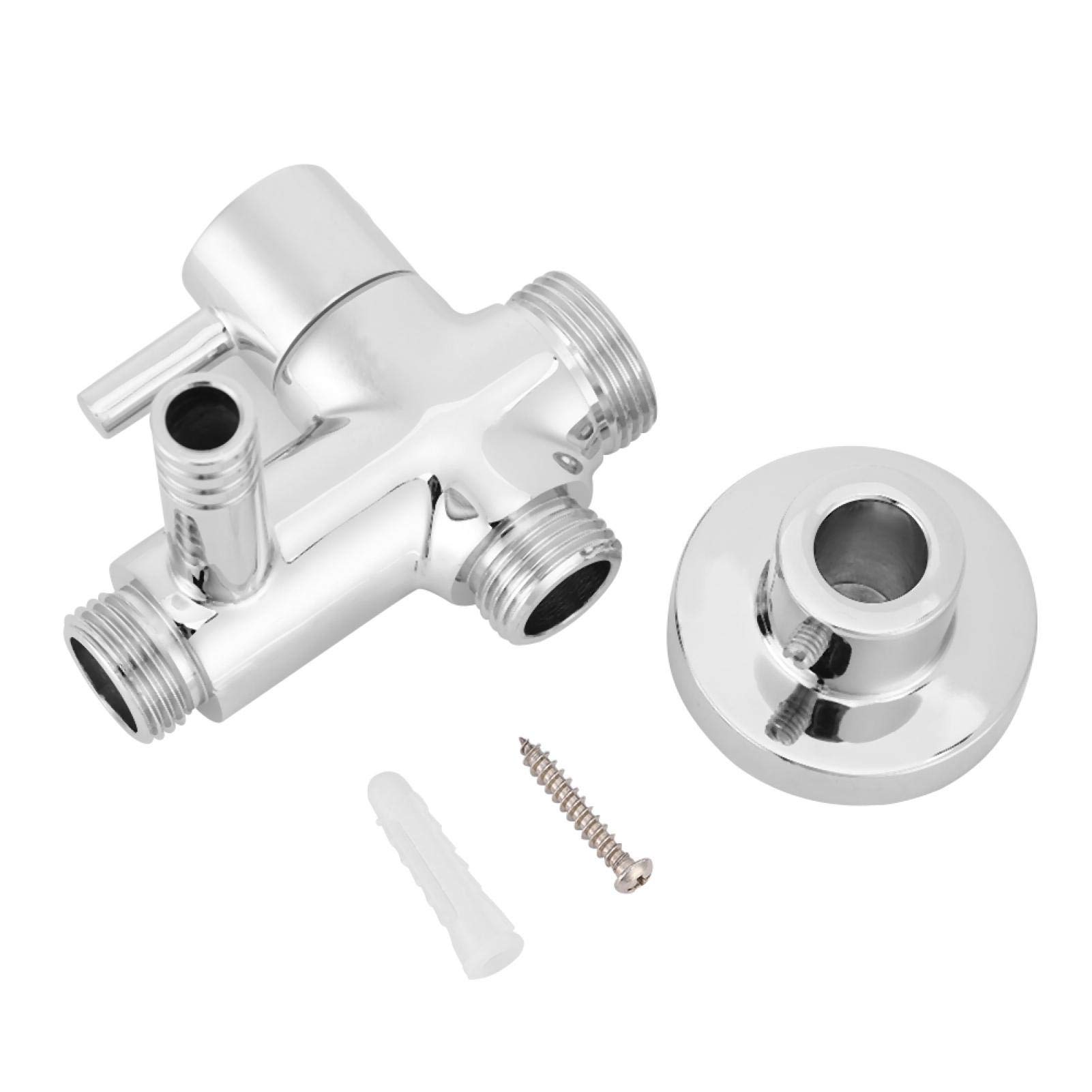 Shower Head Diverter Valve - 3-Way Brass Shower Arm Diverter for Handheld & Fixed Shower Heads | Perfect for Bathroom Renovation & Spa-Like Shower Experience