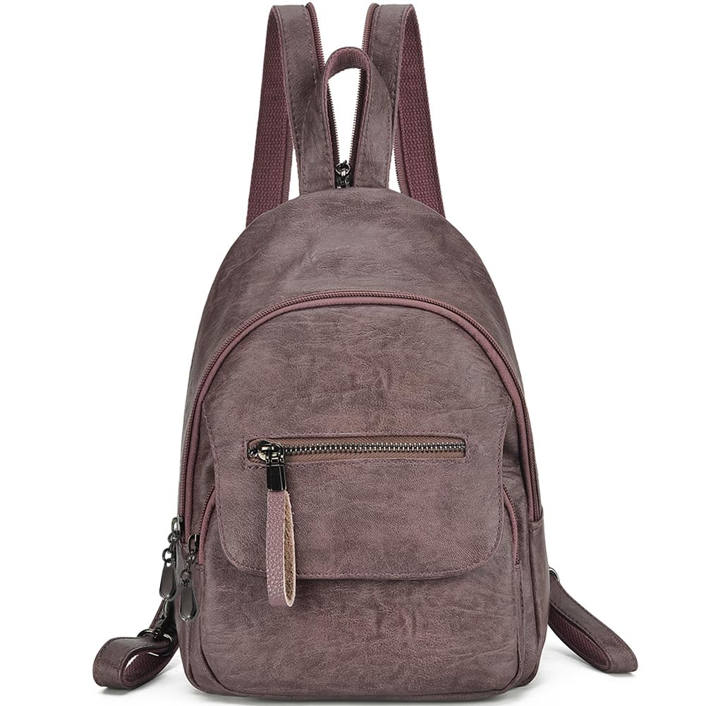 Stylish Women's PU Leather Small Backpack Purse - Convertible Sling Bag for Everyday Use, Travel & Work | Fashionable & Functional Accessory
