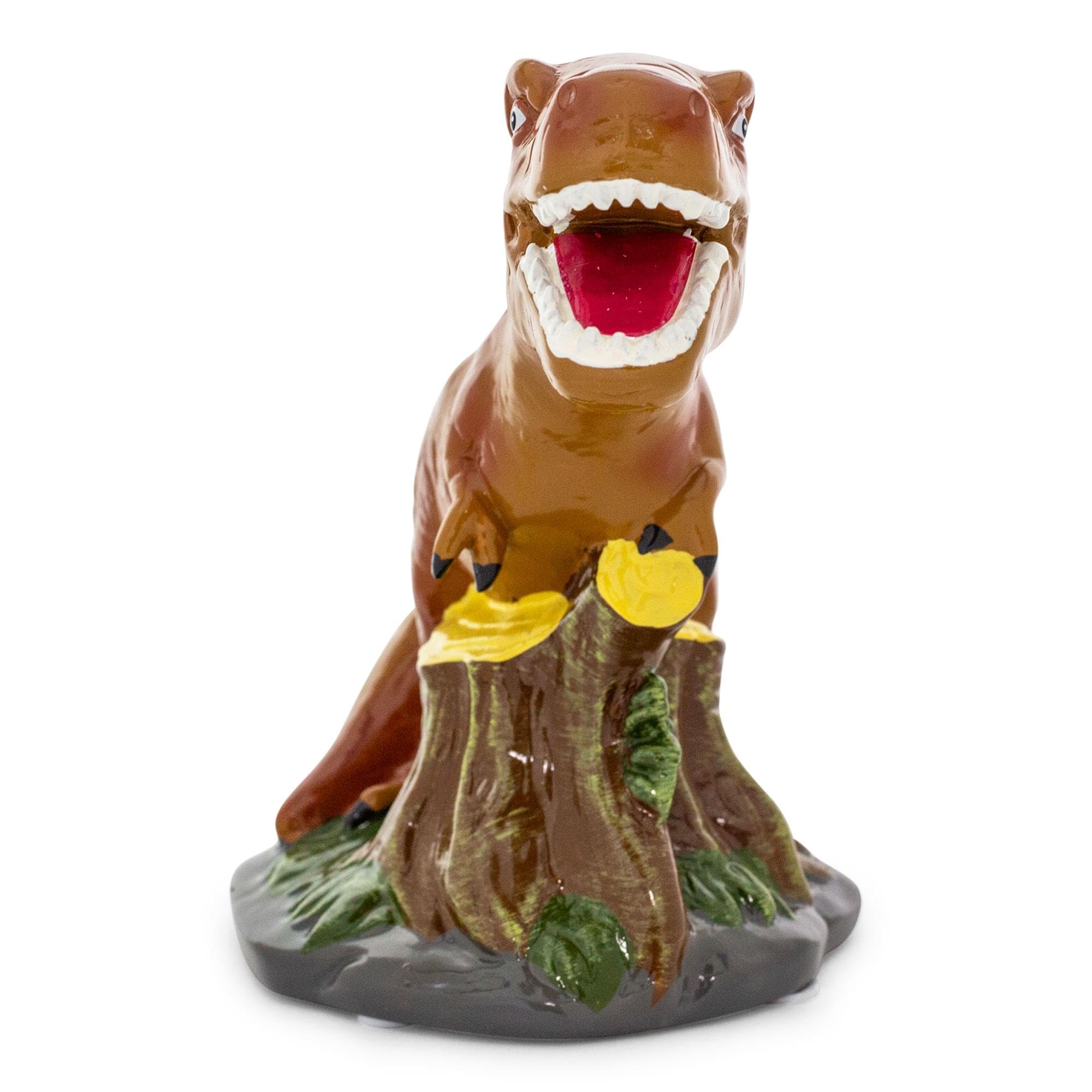 Jurassic World T-Rex Dinosaur Large Ceramic Coin Bank - Silver Buffalo Collectible for Kids & Adults | Perfect for Saving Money & Dinosaur Decor