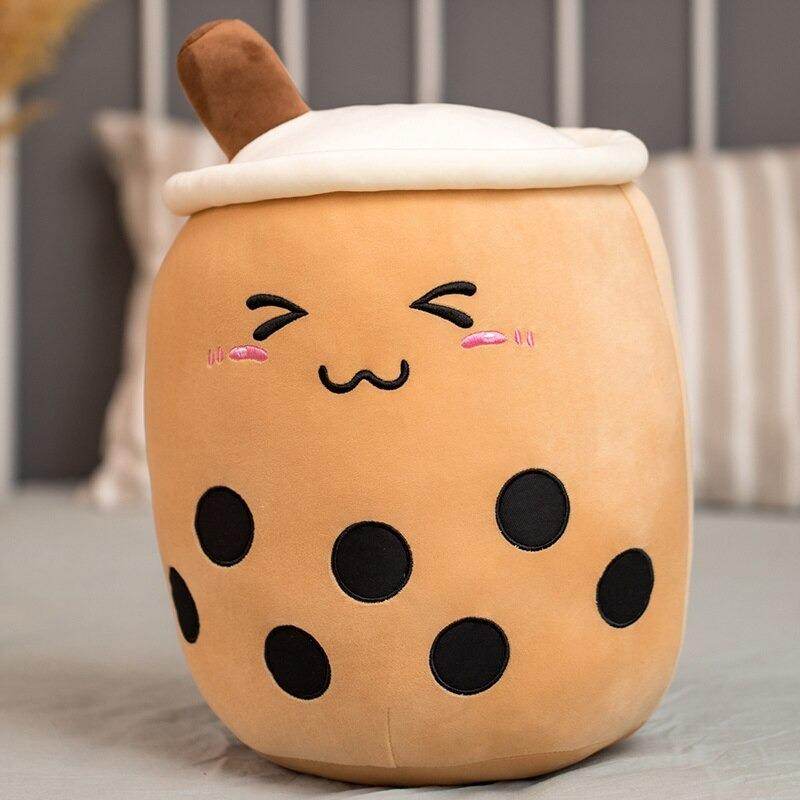 Boba Buddies Bubble Tea Plush Toy - Cute Kawaii Boba Drink Stuffed Animal for Kids & Adults - Perfect for Anime Lovers, Room Decor, and Bubble Tea Enthusiasts
