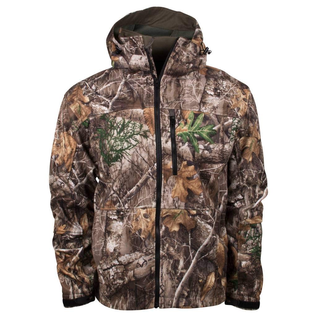 King's Camo Hunter Series Wind-Defender Fleece Jacket for Men - Water-Resistant Hunting Jacket with Camouflage Pattern - Ideal for Outdoor Hunting, Hiking & Cold Weather Adventures