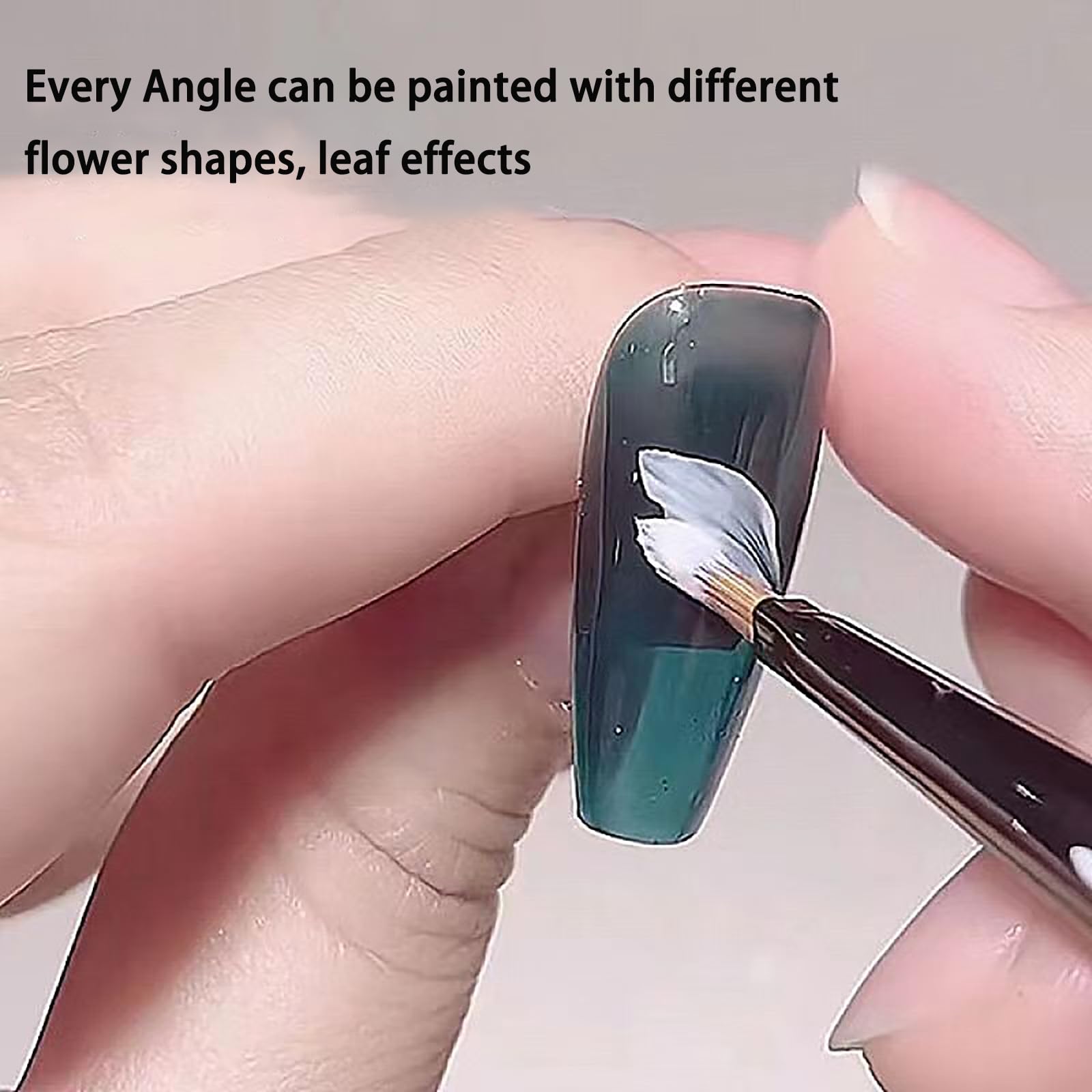 1PC Professional Nail Art Pen for Drawing Petals & Butterflies - Fine Tip Nail Design Brush for DIY Manicure, Perfect for Salon & Home Nail Art Decoration