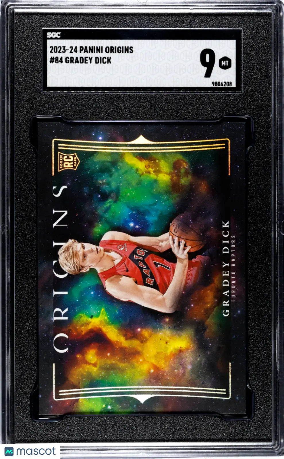 2023 Panini Origins Basketball Gradey Dick RC Rookie Card SGC 9 Mint - Collectible Sports Memorabilia for NBA Fans & Card Collectors - Perfect for Display, Trading, and Investment