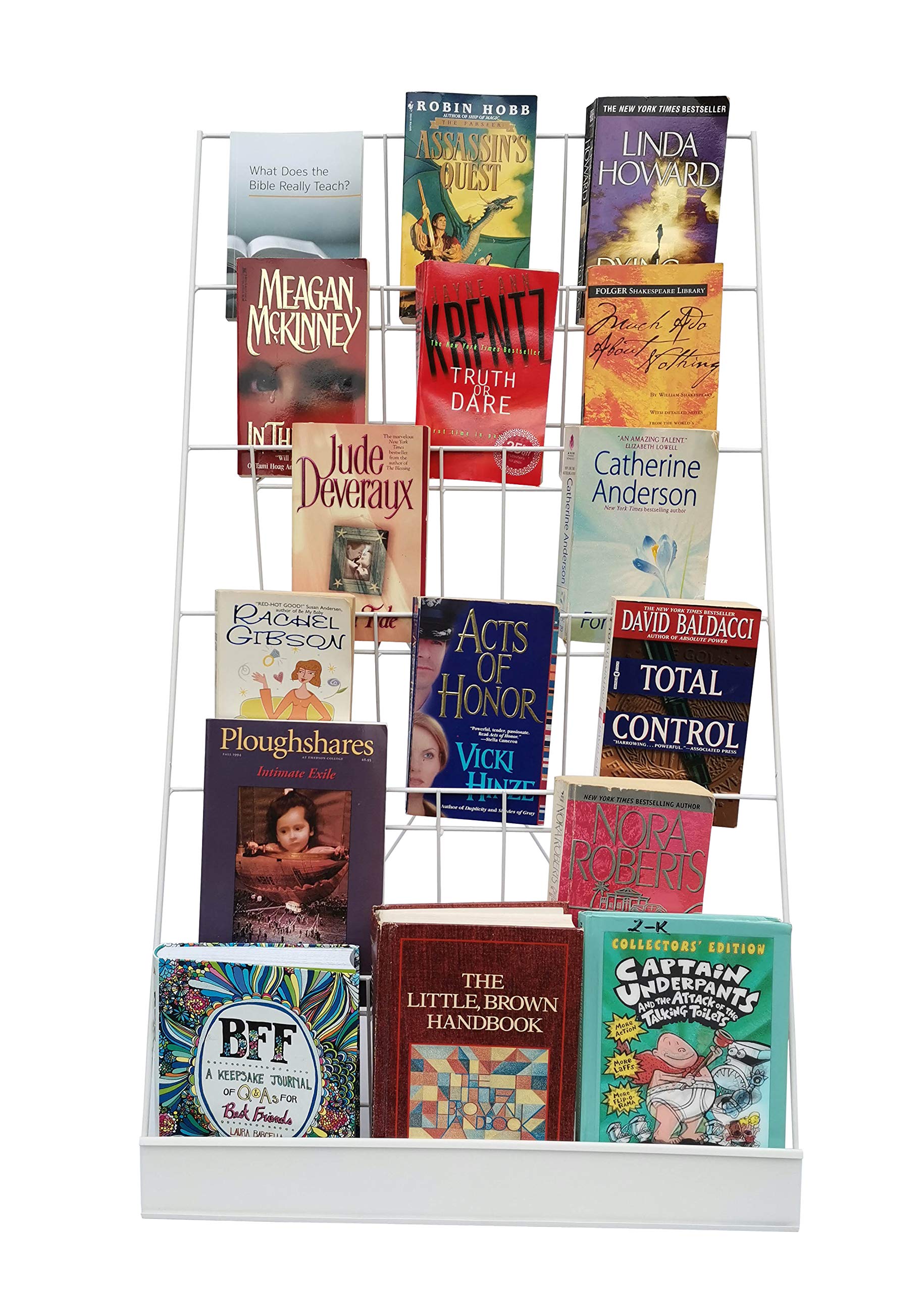 FixtureDisplays® 6-Tier White 18