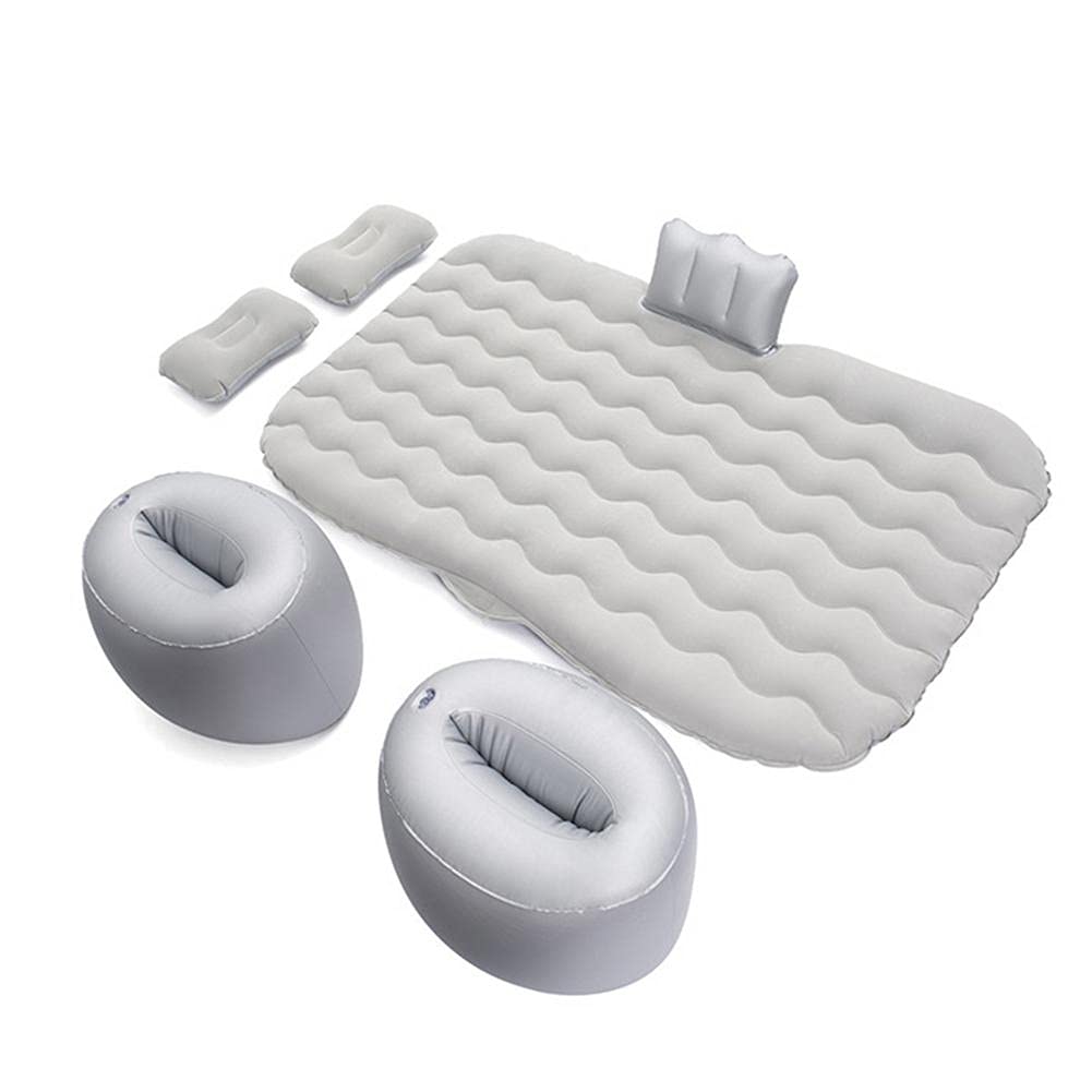 **MCPPP Inflatable Car Air Mattress for SUV & Back Seat - Portable Travel Bed with Flocking Pillow - Perfect for Road Trips, Camping & Outdoor Adventures**