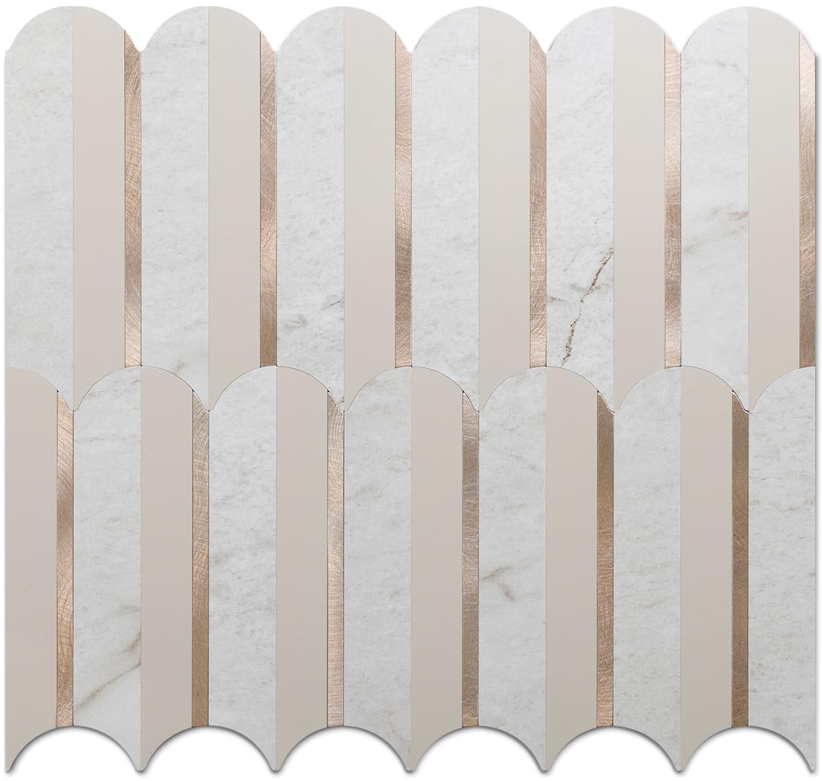 DICOFUN 10-Sheet Beige Marble Peel and Stick Backsplash - Waterproof PVC Self-Adhesive Wall Tiles for Kitchen, Bathroom, Laundry Room & RV - Easy DIY Home Decor Upgrade