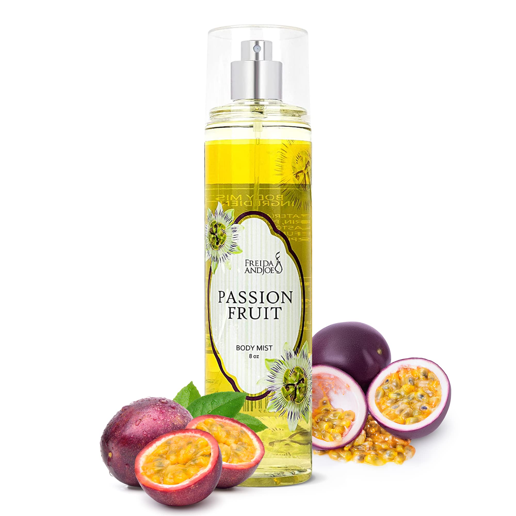 Luxury Passion Fruit Body Spray for Women - 8 oz Fine Mist Perfume Fragrance & Body Mist - Perfect for Daily Use, Date Nights & Gift Giving