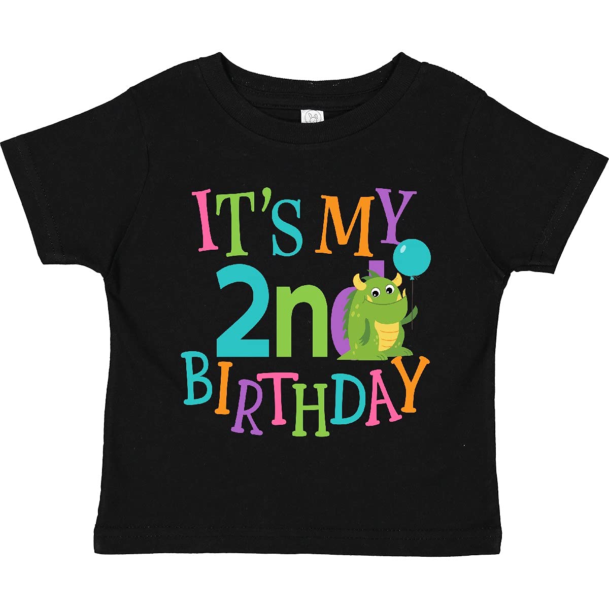 2nd Birthday Monster Toddler T-Shirt for 2 Year Olds | Cute Kids' Party Outfit | Fun Birthday Celebration Gift