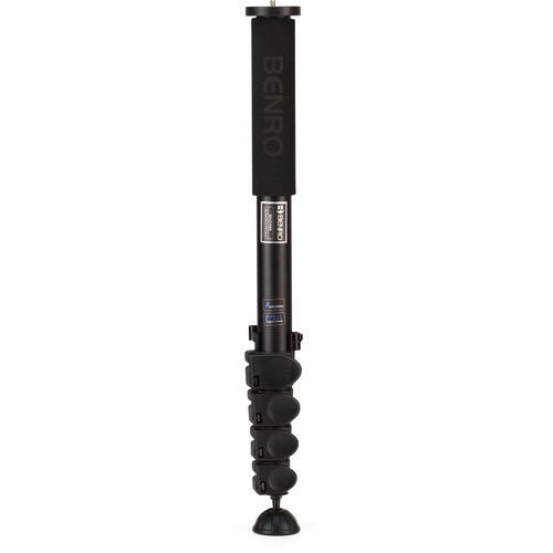 Benro MAD49A Adventure Series 4 Aluminum Monopod - Lightweight & Durable Camera Support for Travel, Sports & Wildlife Photography
