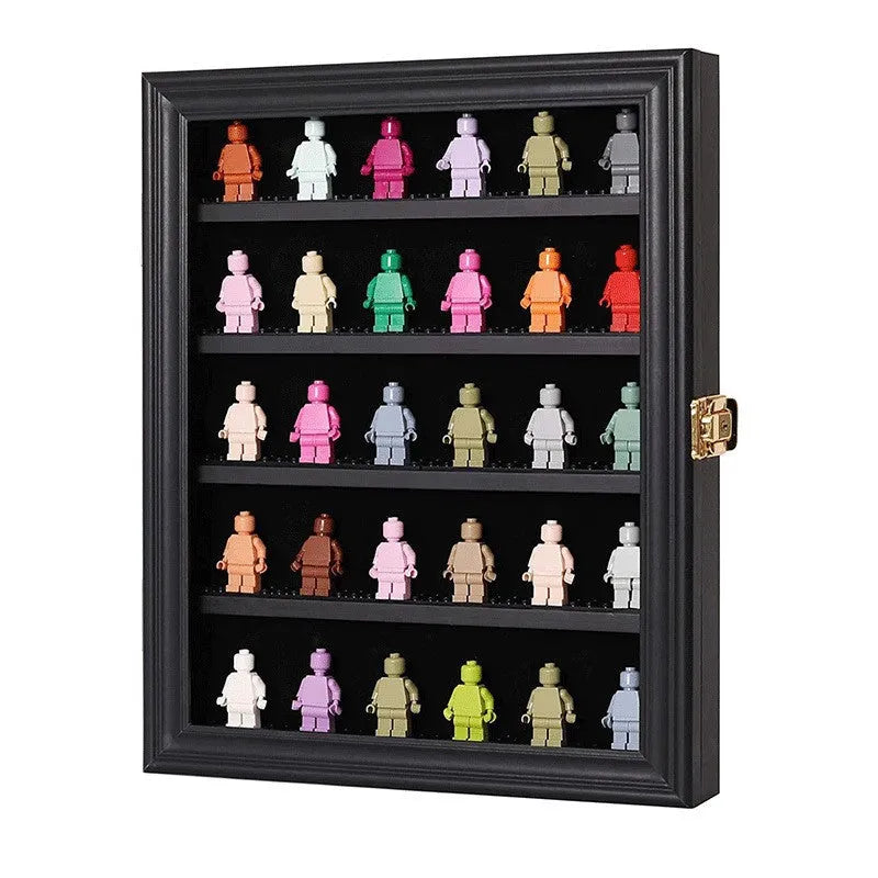 LEGO Minifigure Display Case - Holds Up to 30 Pieces | Perfect for Collectors & Home Office Decor