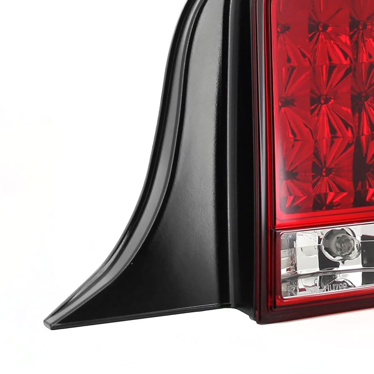 05-09 Red Clear LED Sequential Turn Signal Tail Lights & Brake Lamps - Compatible with Select Vehicle Models | Enhance Visibility & Style for Night Driving & Car Shows