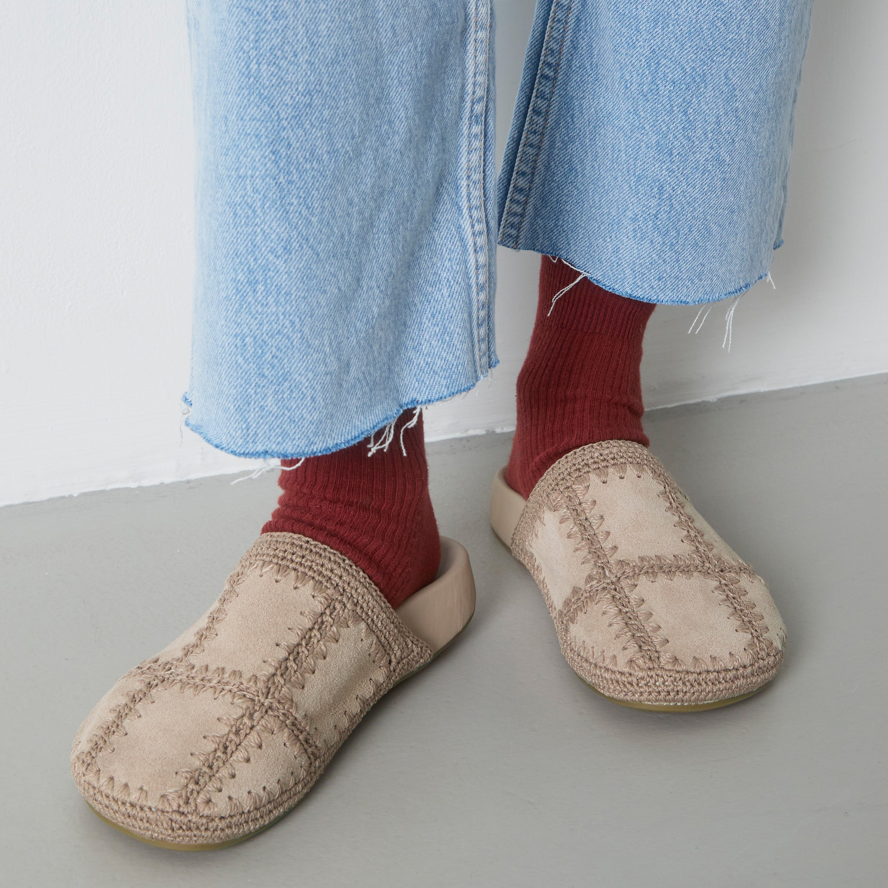 Bolinas Crochet Clogs for Women - Comfortable Handmade Summer Slide Sandals with Arch Support - Perfect for Beach, Pool, and Casual Outings