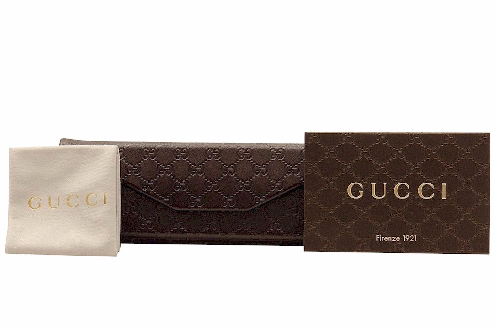 Gucci Women's Black & Clear Optical Glasses - Non-Polarized Eyewear with Optyl Frame (Size 53) for Work, Reading & Fashion