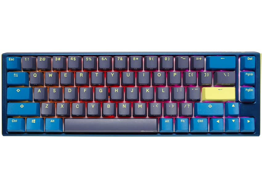 Ducky One 3 SF Daybreak Mechanical Keyboard with Cherry MX Black Switches - Compact 65% Layout for Gaming, Typing & Office Work