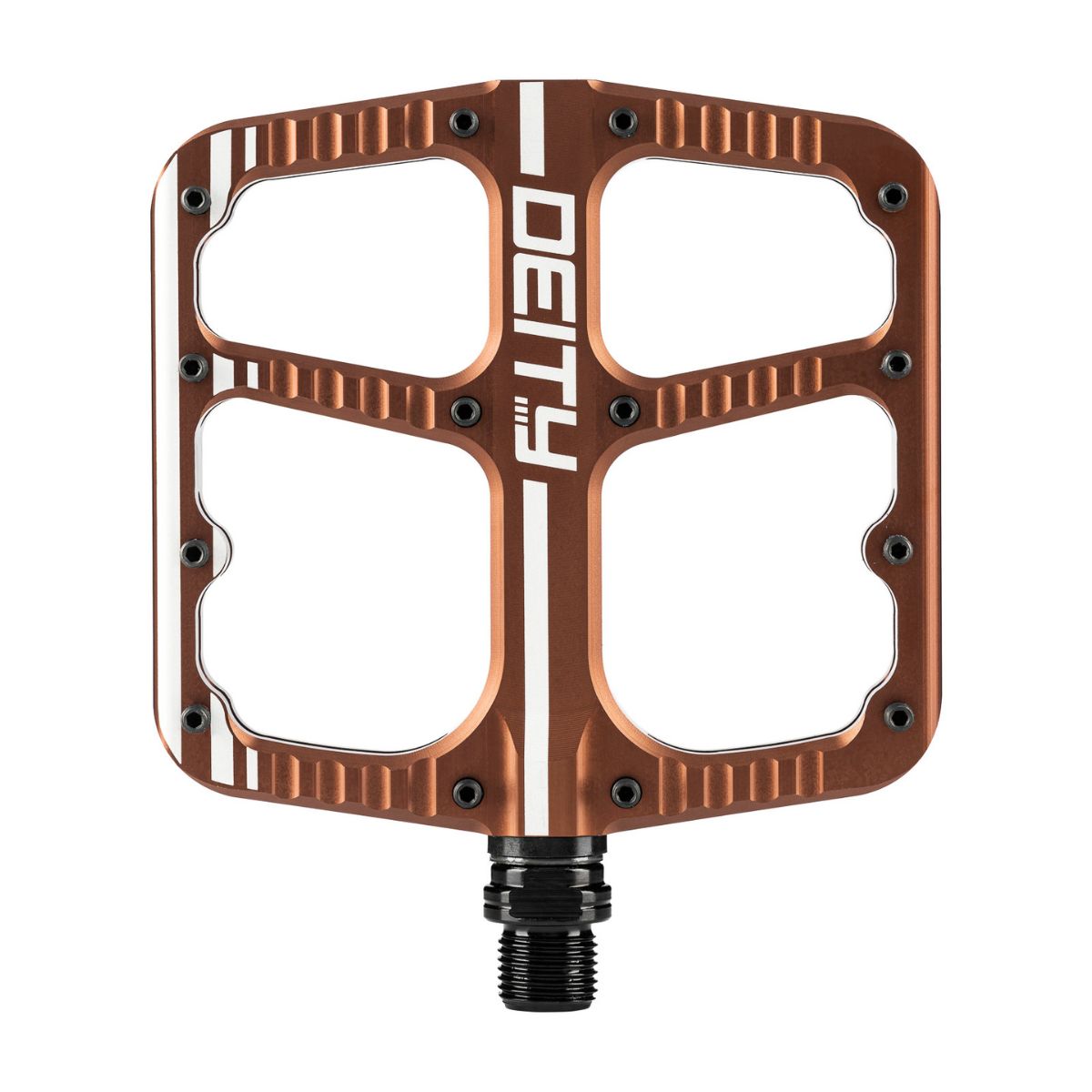 Deity Flat Trak Pedal - High-Performance BMX & Mountain Bike Pedals for Extreme Sports & Cycling Enthusiasts | Ideal for Dirt Jumps, Street Riding & Trail Adventures