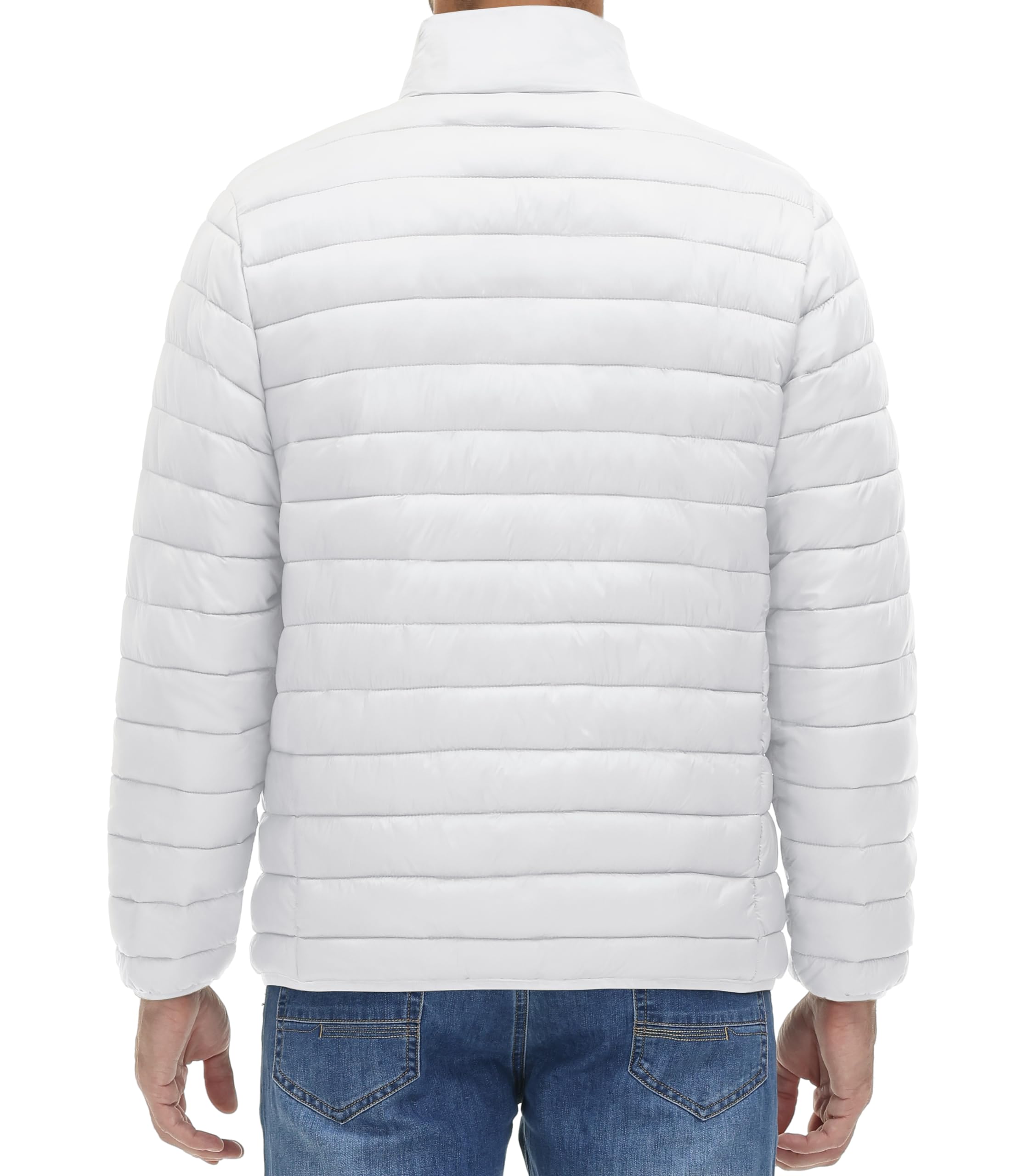 Men's Lightweight Puffer Jacket - Windproof, Water-Repellent Quilted Coat for Winter, Fall & Spring | Warm Windbreaker for Outdoor Activities, Travel & Daily Wear