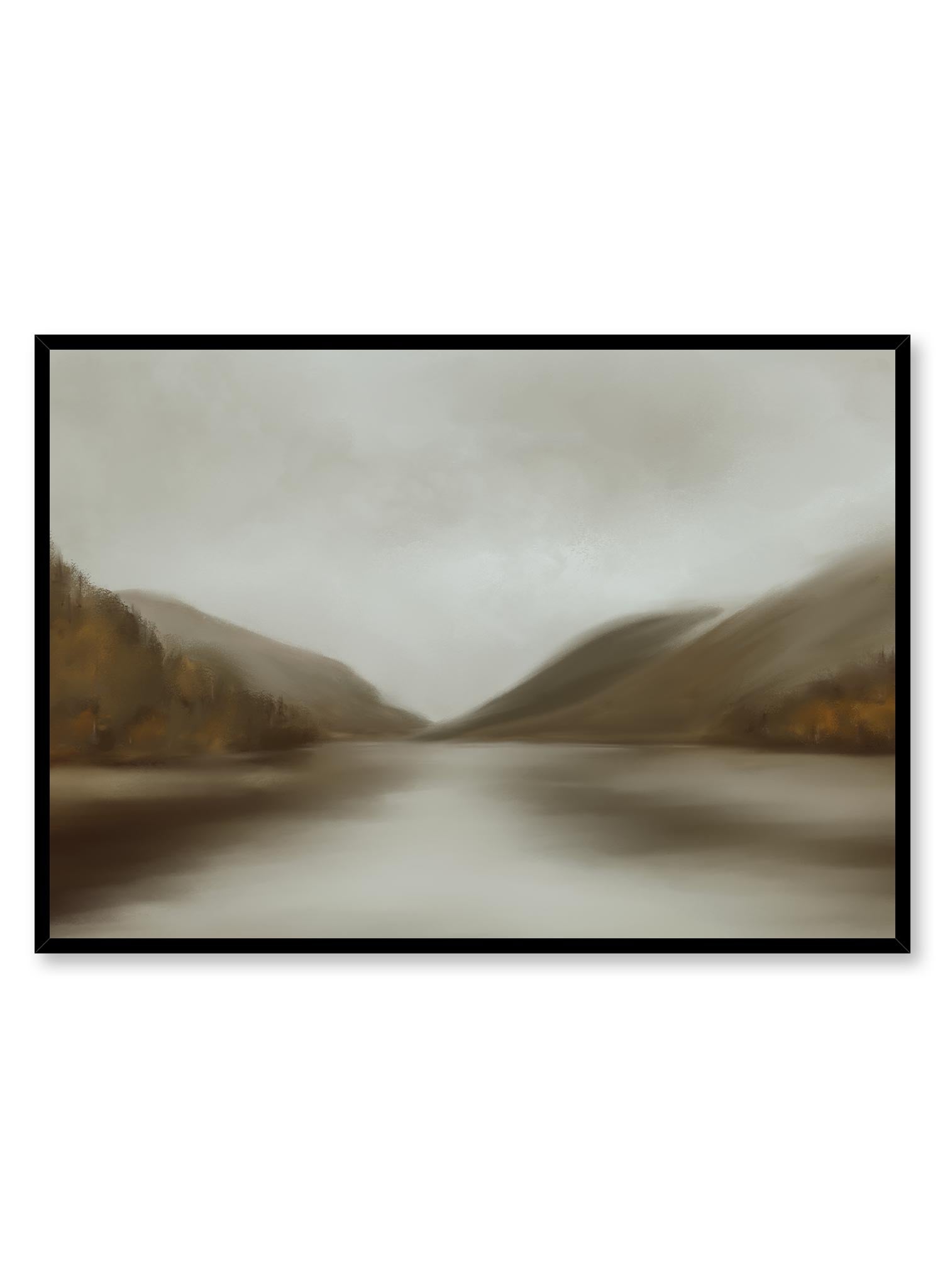 Lull Poster - High-Quality Wall Art for Home & Office Decor - Perfect for Living Room, Bedroom, and Workspace