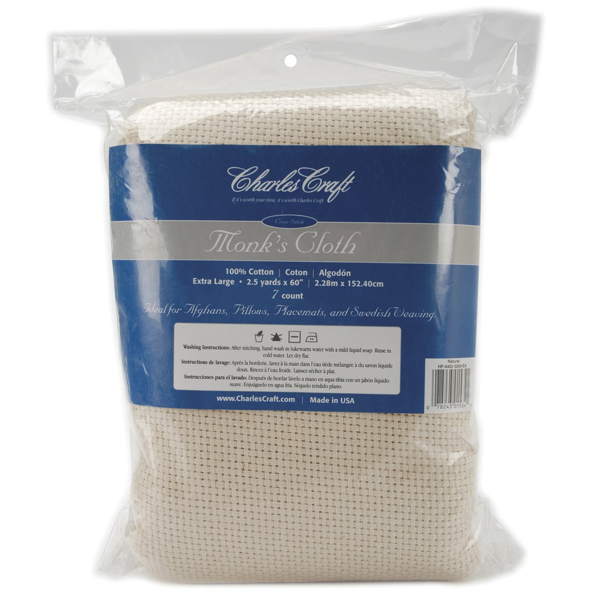 DMC Charles Craft Monk's Cloth Aida 7 Count 60
