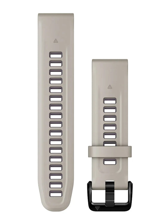 Garmin QuickFit 20 Silicone Two-Tone Watch Band - Compatible with Garmin Smartwatches - Perfect for Running, Swimming & Everyday Wear