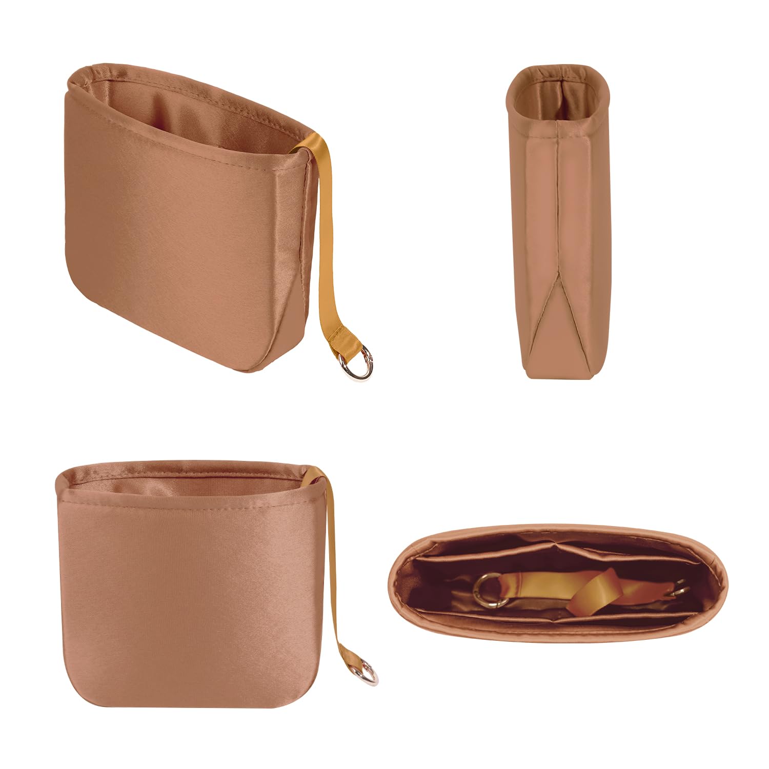 Custom Organizer Insert for Hermes Evelyne Bags TPM/PM/GM/TGM - Premium Silk Purse Organizer with Custom Color Options - Perfect for Travel, Work & Everyday Luxury Bag Organization