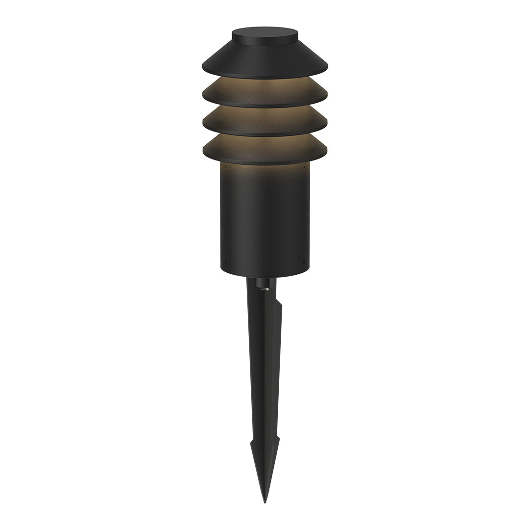 Bysted Outdoor Garden Bollard Light - Durable Solar Powered LED Landscape Lighting for Pathways, Driveways, and Yards | Perfect for Home, Patio, and Commercial Decor