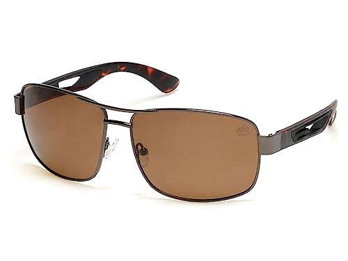 Matte Gunmetal / Brown Polarized