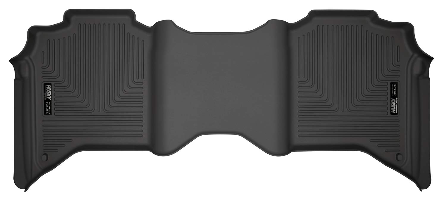 Husky Liners 14061 Weatherbeater Black Floor Mats for 2019-2020 Dodge Ram 2500 Crew Cab - Heavy Duty Protection for Second Row Seats | All-Weather Car Mats for Trucks, SUVs & Off-Road Vehicles