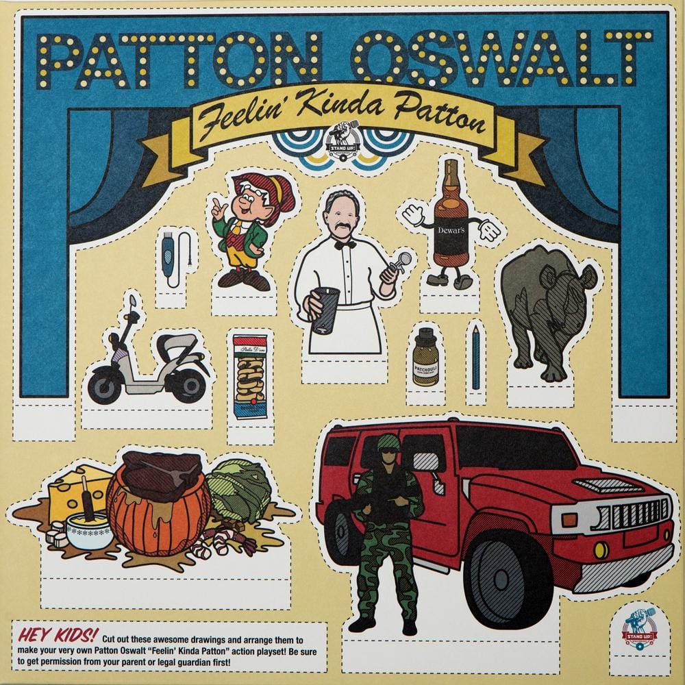 Patton Oswalt - Feelin' Kinda Patton LP | Stand-Up Comedy Album | Perfect for Road Trips & Relaxing at Home