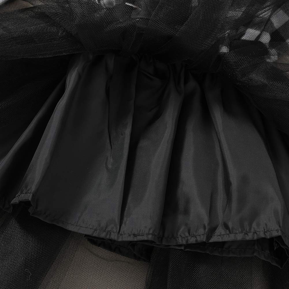 Little Baby Girl Black and White Buffalo Plaid Tutu Dress - Princess Party Formal Outfit for Holidays, Christmas Photos & Special Occasions