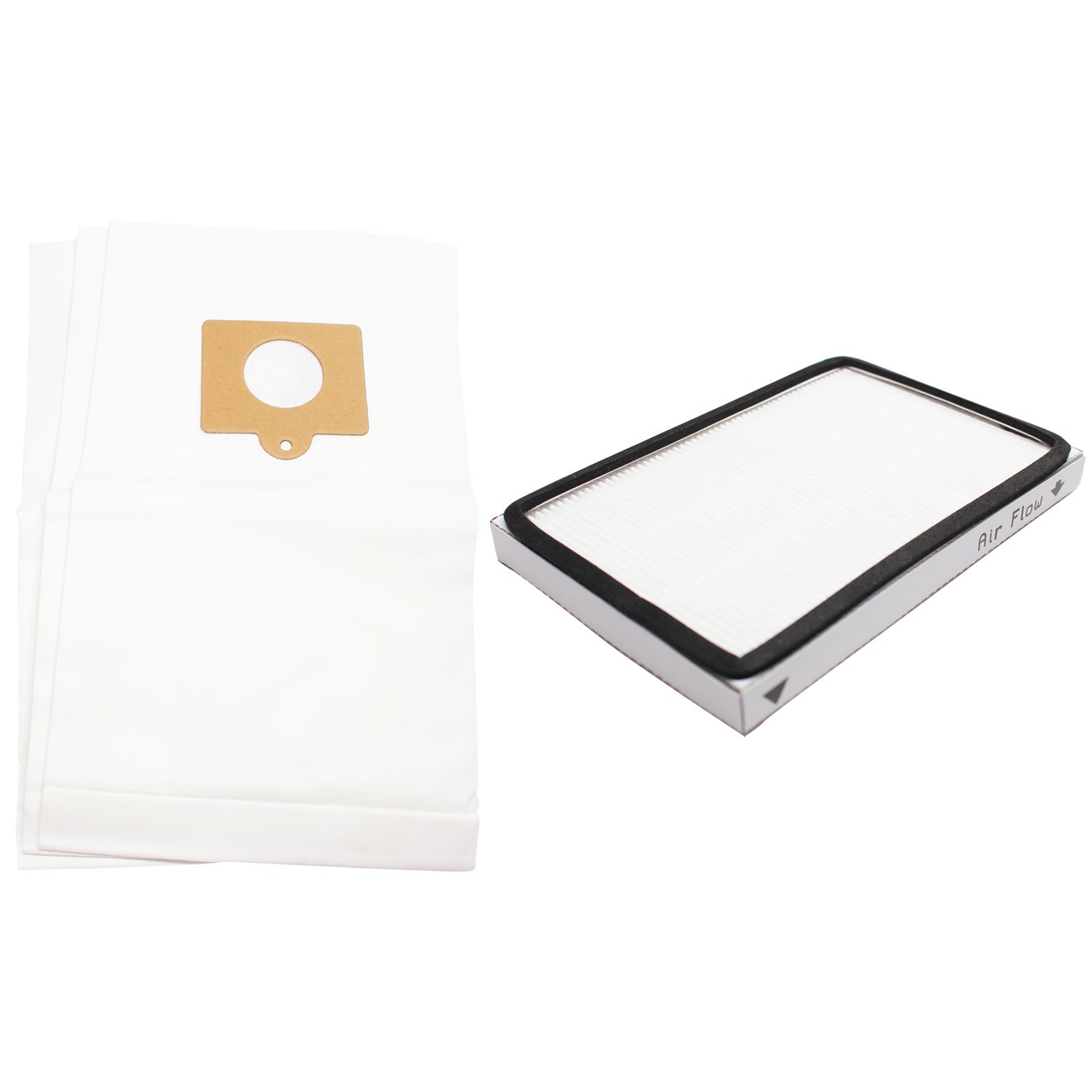3 Pack Vacuum Bags & HEPA Filters Replacement for Kenmore 11625513504 - Compatible with Kenmore 50558, 5055, 50557, Type C Vacuum Bags & 86889, EF-1 Filter - Ideal for Home Cleaning, Pet Hair Removal, and Allergen Reduction