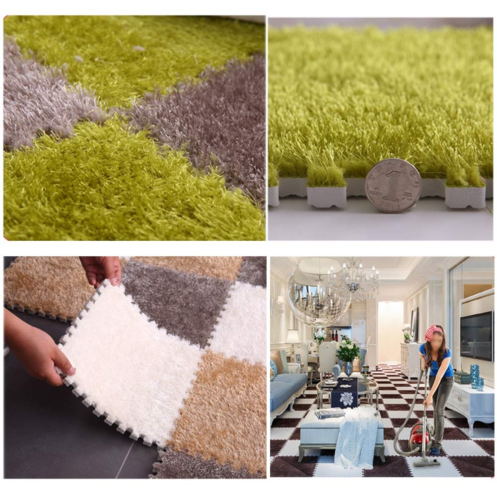 Non-Toxic Baby Crawling Mat - 30x30cm Foam Puzzle Tiles for Playroom & Nursery Flooring