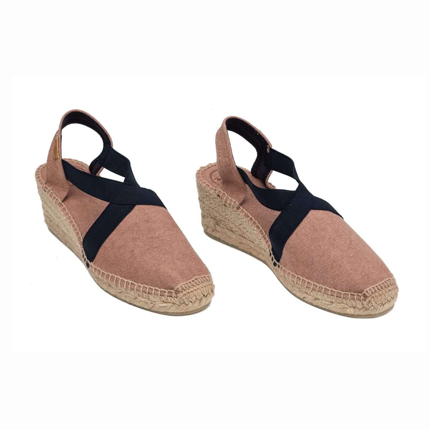 Women's Comfortable Cotton Blend Wedge Espadrille Shoes - Breathable Summer Casual Flats for Beach, Vacation & Everyday Wear