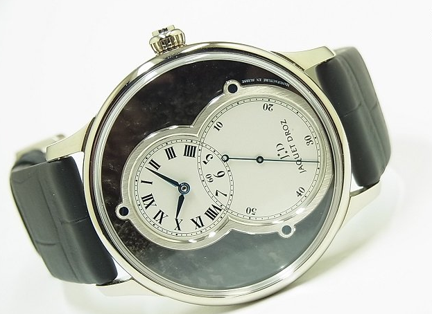 Jaquet Droz Grande Seconde Circled 18K White Gold Men's Luxury Watch - Perfect for Business Meetings, Formal Events & Collector's Showcase