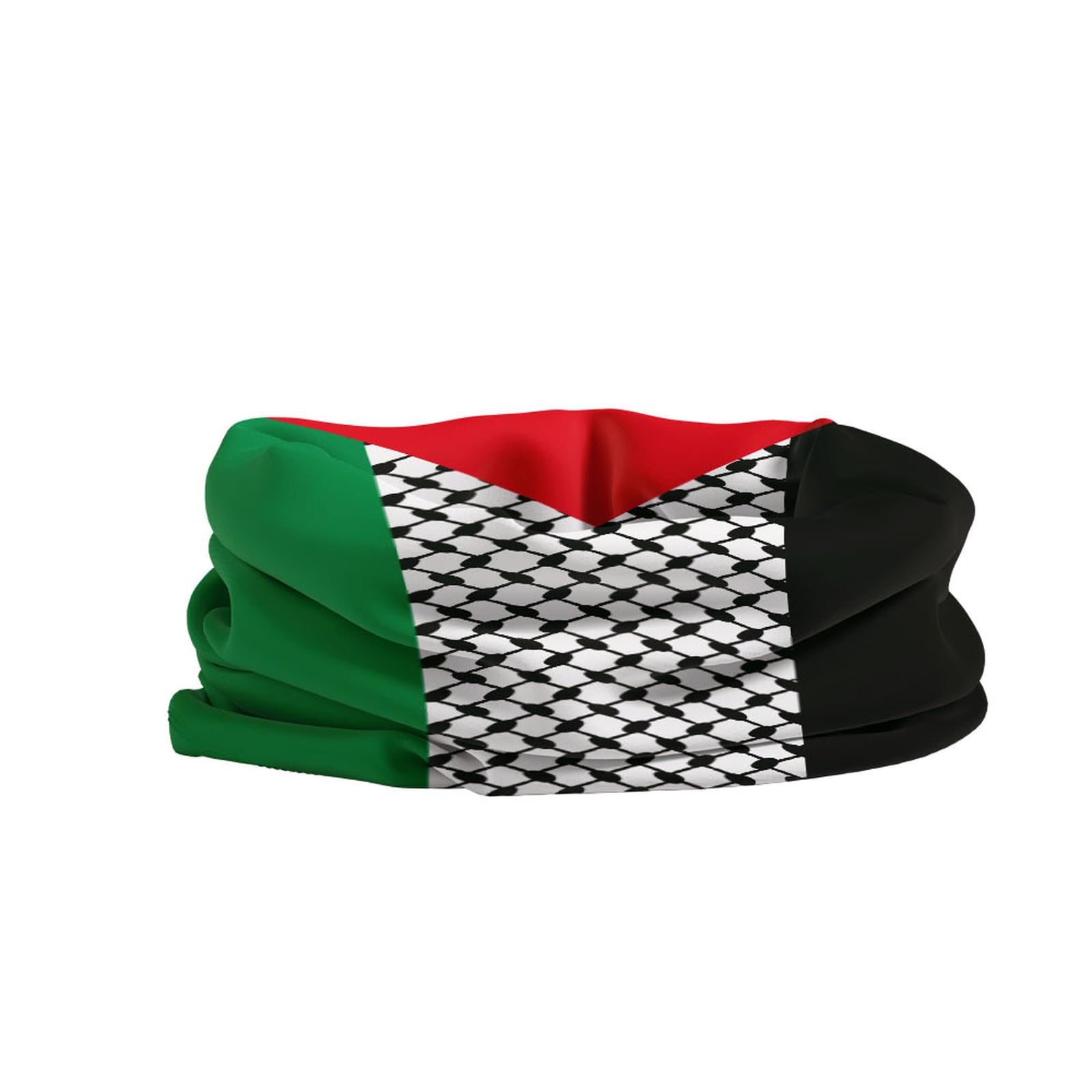 4 Pack Palestinian Flag Neck Gaiter Balaclava - Multifunctional Headscarf for Outdoor, Sun Protection, Cycling & Hiking - UV Protection Face Mask for Sports & Daily Use
