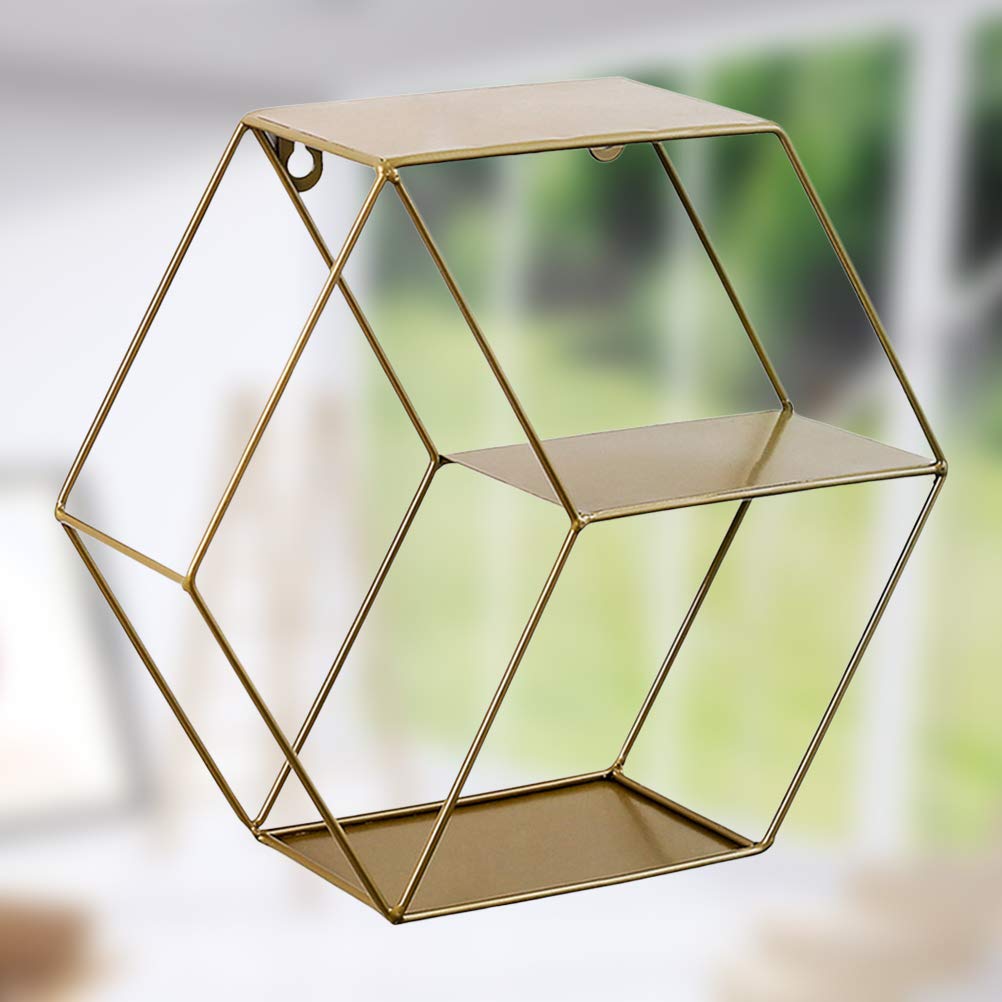Cabilock Double-Layer Wall Mounted Storage Shelf - Space Saving Organizer for Kitchen, Bathroom, Office & Garage Organization